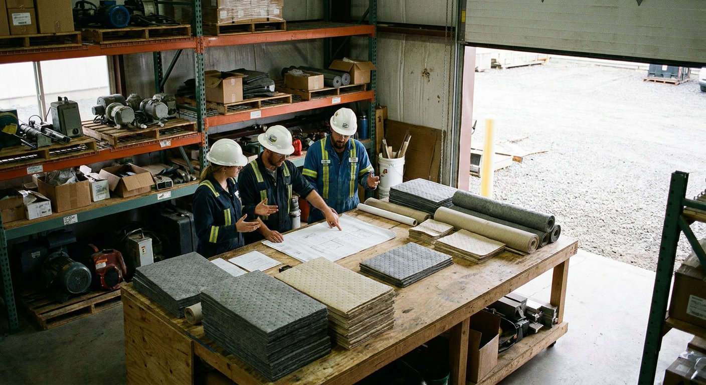 Assorbenti industriali: progettare una risposta modulare